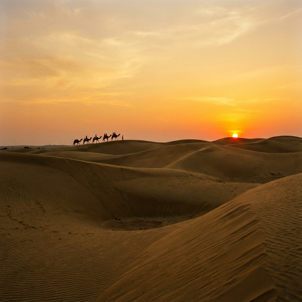 Golden Sand Dunes of Jaisalmer
